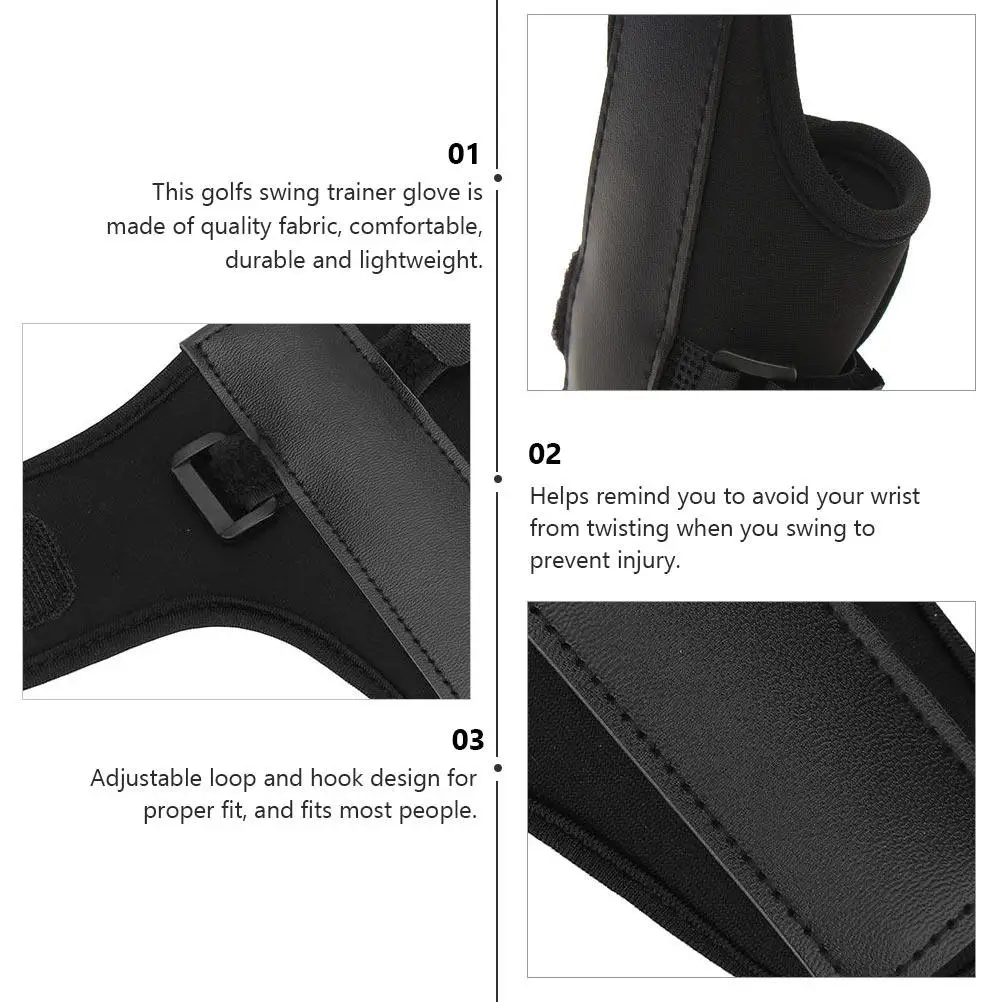 Golfs Swing Wrist Brace Wrist Corrector Swing Practice Equipment Adjustable Loop Protection Trainer Aid for Beginners Prevent