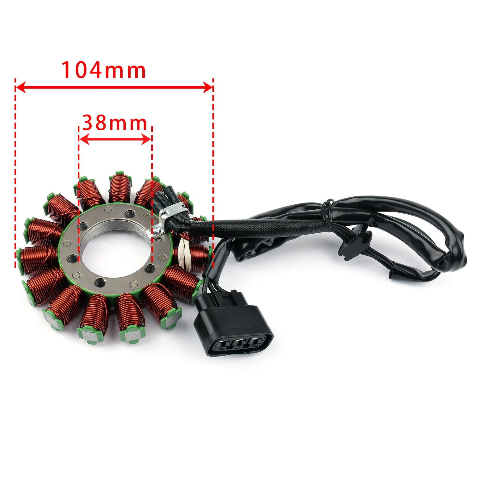 Topteng 15-Pole Alternator Stator 104mm For BMW S 1000 XR S1000XR 2014 2015 2016 20171 2018 2019 12318553990