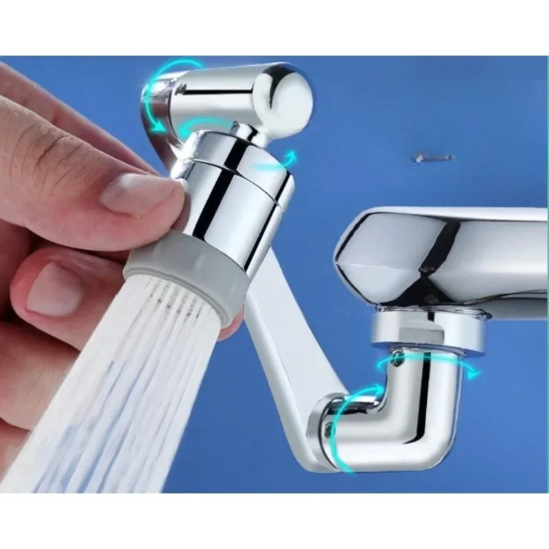 

Copper universal faucet extender bubbler mechanical arm water nozzle filter faucet splash proof device