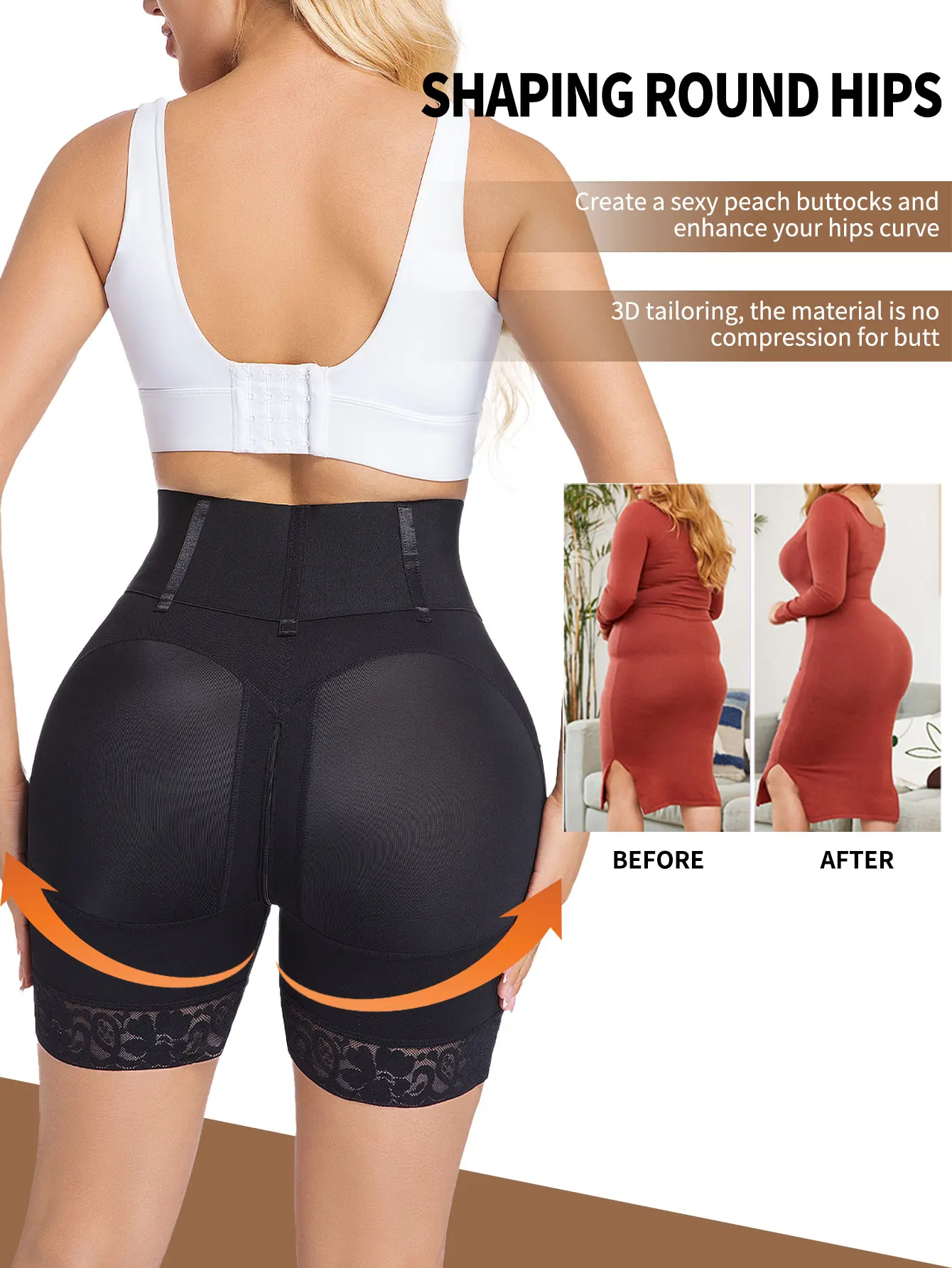 

Пояса с высокой талией, шорты, колумбийские формирователи ягодиц, женское нижнее белье, BBL, корсет для уменьшения живота