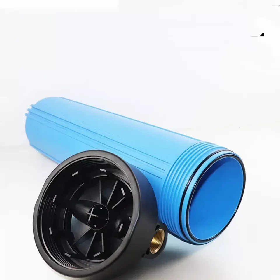 Casa inteira 20 polegadas PP + CTO + UDF Pré Filtração Jumbo Purificador de água Carcaça de três estágios Filtro de água pré-filtro triplo