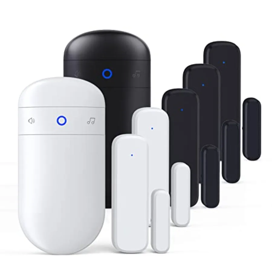 

Door Chime, Door Sensor Chime for Door Opens Door Ringer with 500ft Operating Range 52 Chime Adjustable Volume Mute Mode LED In