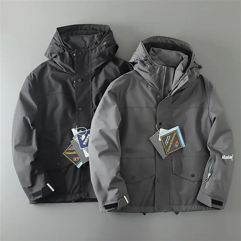

Outdoor Men's down Jaet 90 Du down 600 Fill Power Windproof Water-resistant Faionable Urban Sle Youth Regular Fit