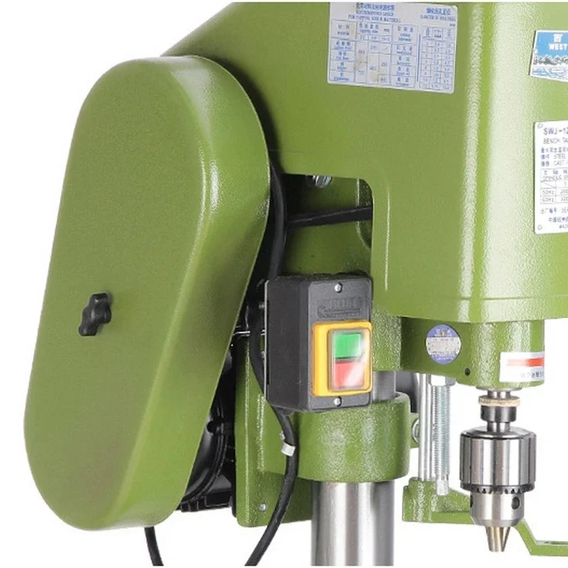 Imagem -05 - Banco Industrial de Perfuração Thread Tapping Making Machine Desktop Pequeno Tapping Equipamento com Spindle Velocidade Series Swj3 Swj-3a