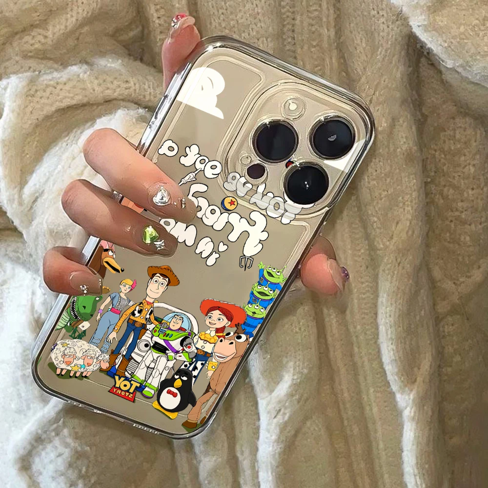 New Ins Toy Story Phone Case for Samsung Galaxy A57 A56 A55 A54 A52 A37 A36 A26 A17 A16 A07 A06 4G 5G Soft TPU Transparent Cover view 2