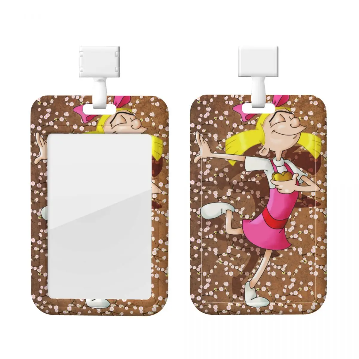 

Custom Hey Funny Arnold Credit Card Holders Neck Strap Lanyard ID Badge Card Holder For Hospitals Nurse Card Holder