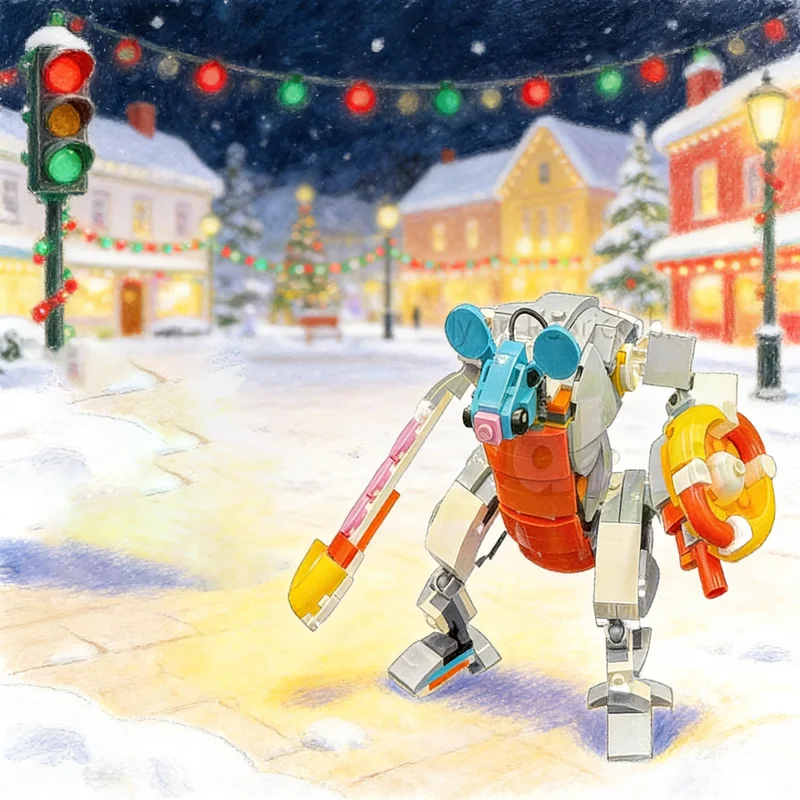 

284pcs MOC Creator 3 1 MOUSER Mechanically Operated Unit Solely Model Toys Building Blocks Architecture Christmas Gift Education