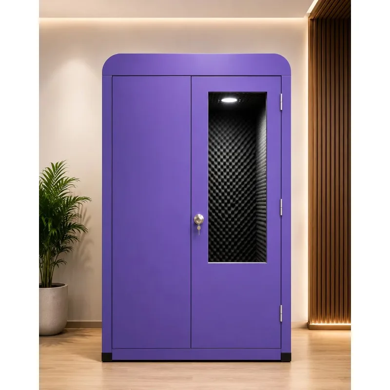 Modern Acoustic Noise Reduction Soundproof Booth Office Building Conference Hotel School Sleeping Pod Use 28dB Modular Movable