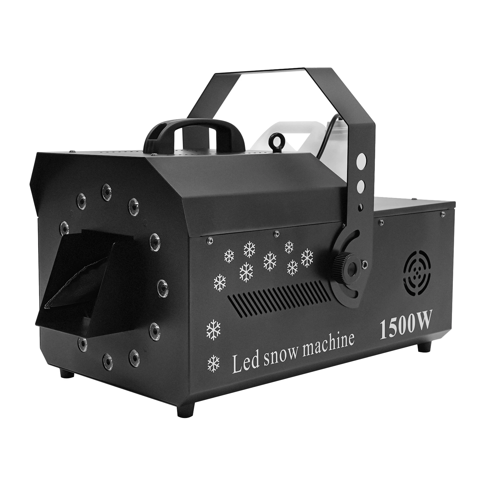 3-in-1 LED Snowflake Machine, Remote Control DMX Snow Machine, LED Snow Maker Machine