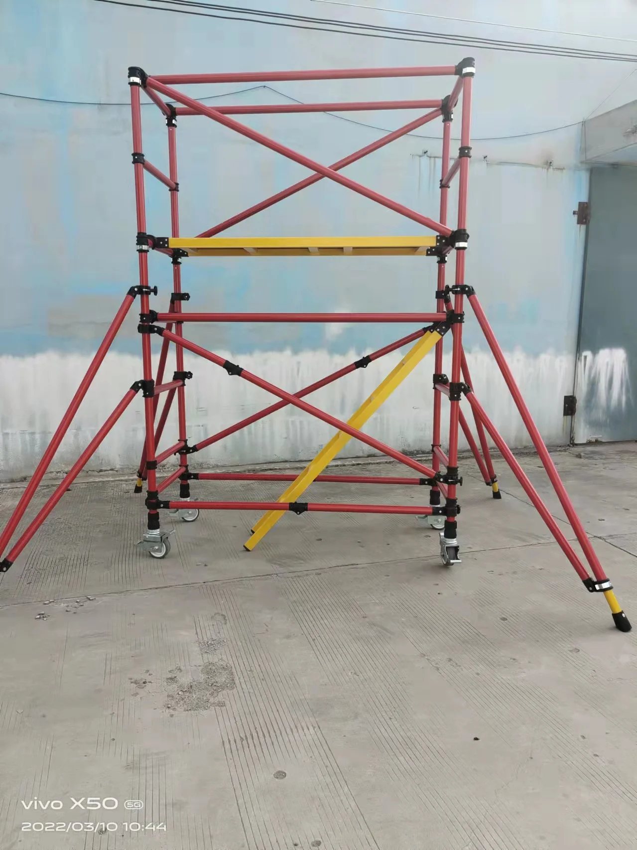 Europe Standard EN1004 Mobile Platform FRP Mobile Insulating Fiberglass Scaffolding Parts