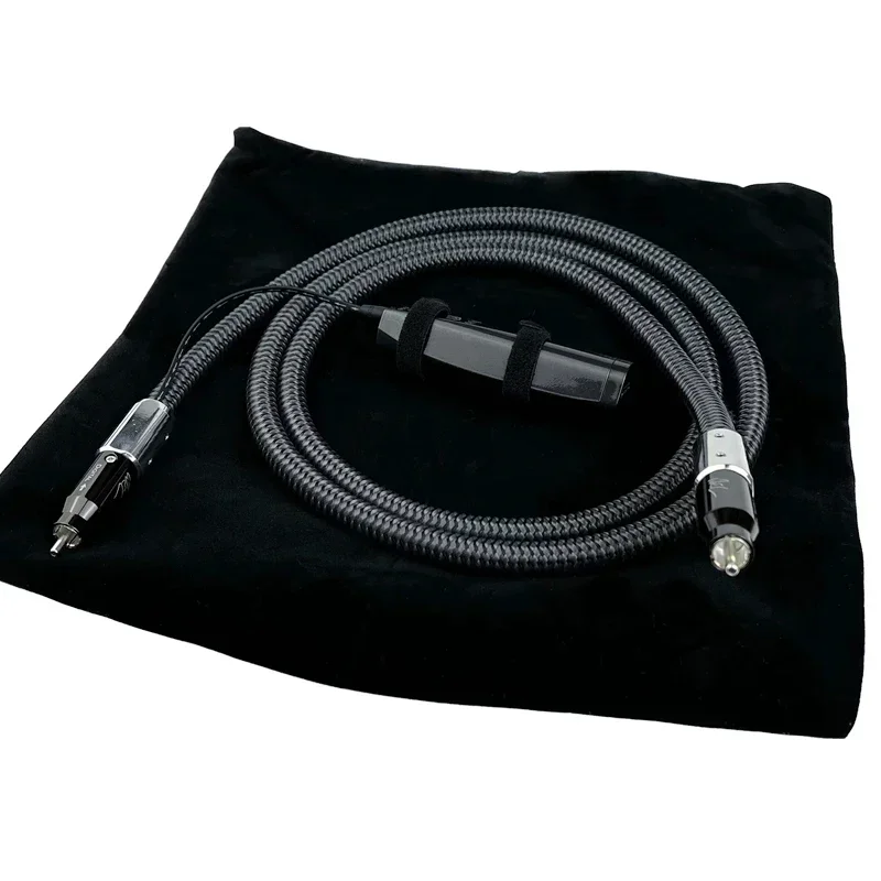 Hi-end WEL Signature Digital Coaxial Cable PSS Silver HiFi Audio RCA Subwoofer Cable z systemem rozpraszania hałasu