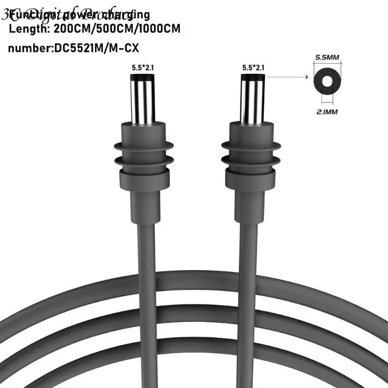 Mini Typec DC5521 Силовая зарядка кабель водонепроницаем