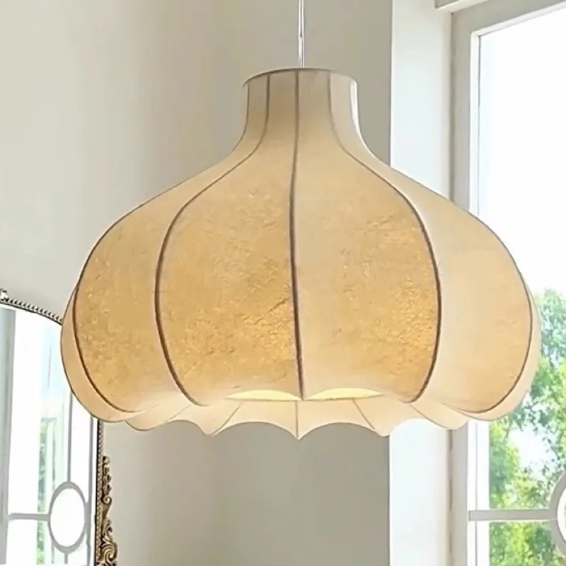 Wabi Sabi Chandelier Silk Cocoon Pendant Light for Living Dining Room Bar Bedroom Restaurant Designer Pendant Light cocoon light