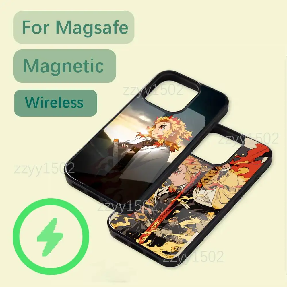 

Rengoku Kyoujurou Phone Case For iPhone 17,16,15,14,13,12,11,Pro,Max,Plus,Mini,SE4,E Magsafe Wireless Charging