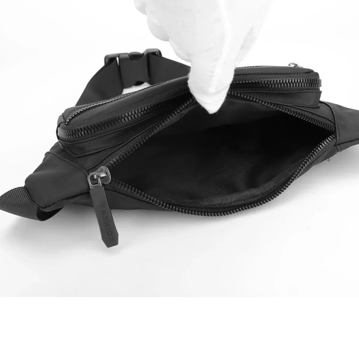 Bolso cruzado de viaje para deportes al aire libre, bolso de cintura para cambiar documentos de teléfono móvil, bolso de hombro impermeable a la moda para ocio