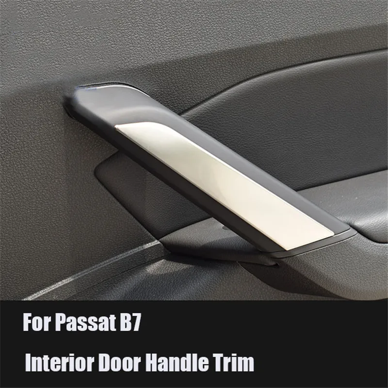 For Volkswagen Passat B7 2011-2019 Car Accessories Stainless Steel Interior Door Handle Panel Decorative Cover Sticker Trim