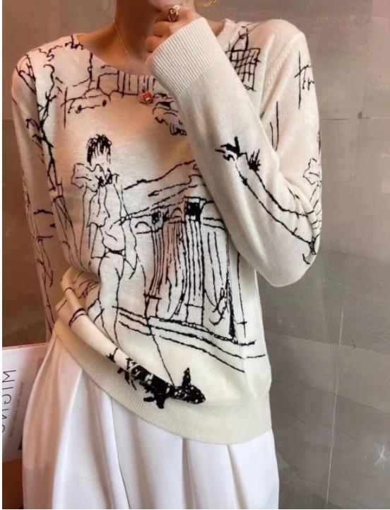 Рисунок 2 - Женская футболка с длинным рукавом