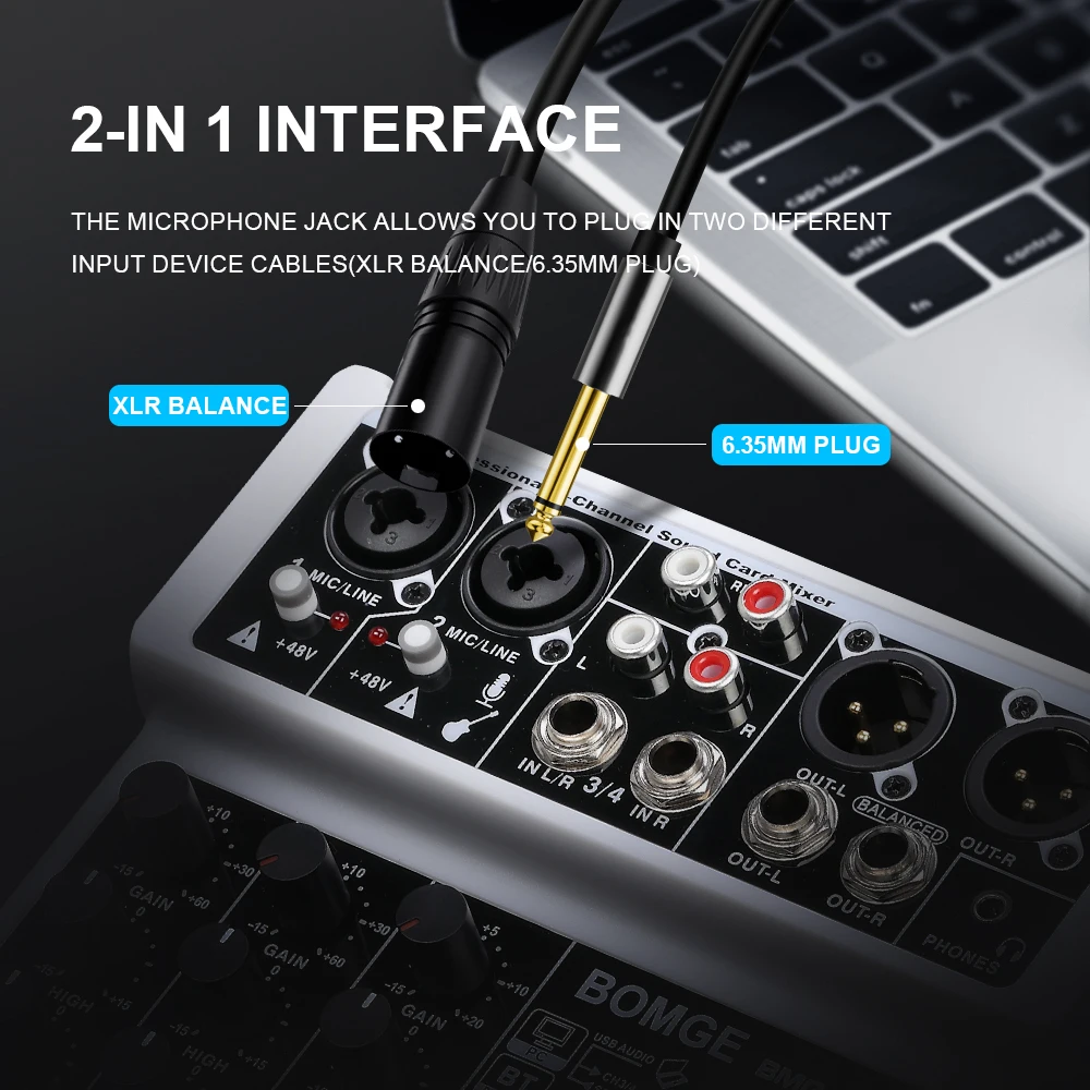 BOMGE Tragbares 99DSP 4-Kanal- – Audio Interface Bewertung und Preis