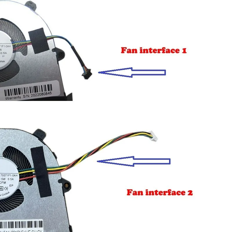 مروحة كمبيوتر صغيرة لـ GEEKOM Mini IT8 DC5V 2.5W جديدة (فوق 2 واجهة بيضاء)