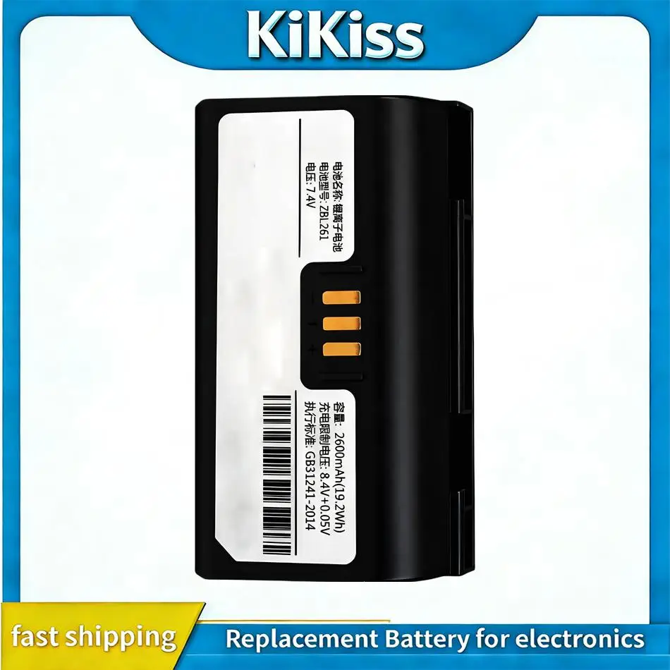 

Аккумулятор для принтера ZBL261 ZBL261S высокой емкости 2600 мАч для Zicox CC3 CS3 KDT3 Youshu UC888-2 ZTO688