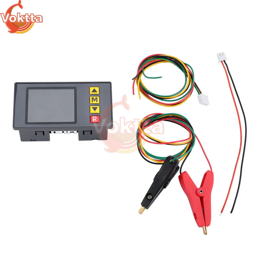 New DC5V Battery Voltage Internal Resistance Tester LCD Display Universal 18650 Lithium Battery Tester Voltage Detection 4-wire