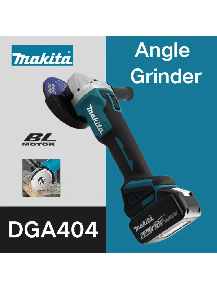 Makita DGA404 18V 6.0Ah 125mm borstelloze lithiumbatterij haakse slijper oplaadbare snijmachine multifunctionele alles-in-één B - afbeelding 2