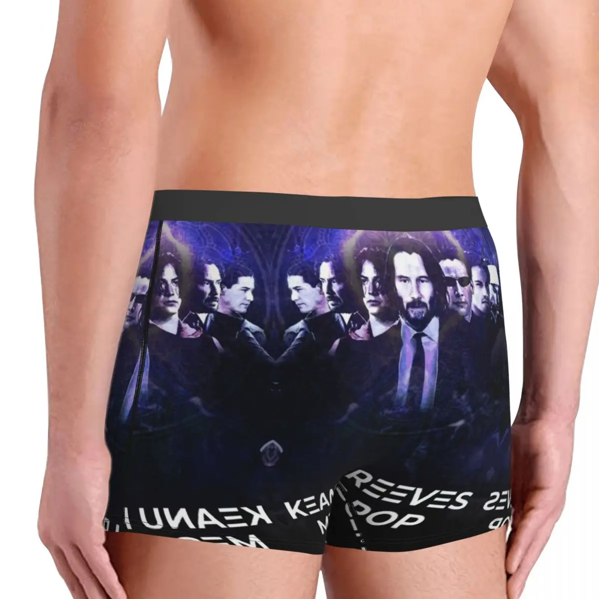 Keanu Reeves Men's Boxer Briefs Highly Breathable Underwear Top Quality 3D Print Shorts Gift Idea