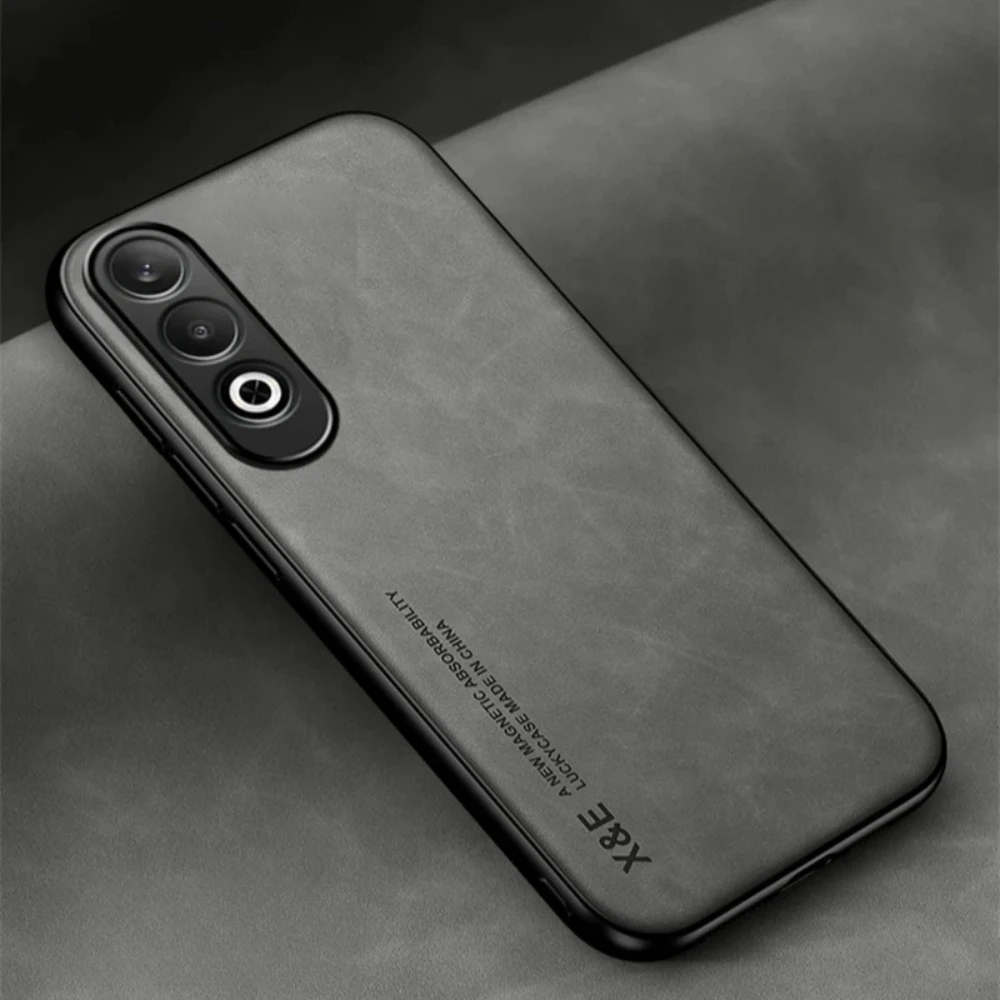 حافظة هاتف مقاومة للصدمات لهاتف OPPO A80 5G A3 Pro K12x A60 4G غطاء حماية مدمج حامل سيارة شفط مغناطيسي Coque Funda Capa