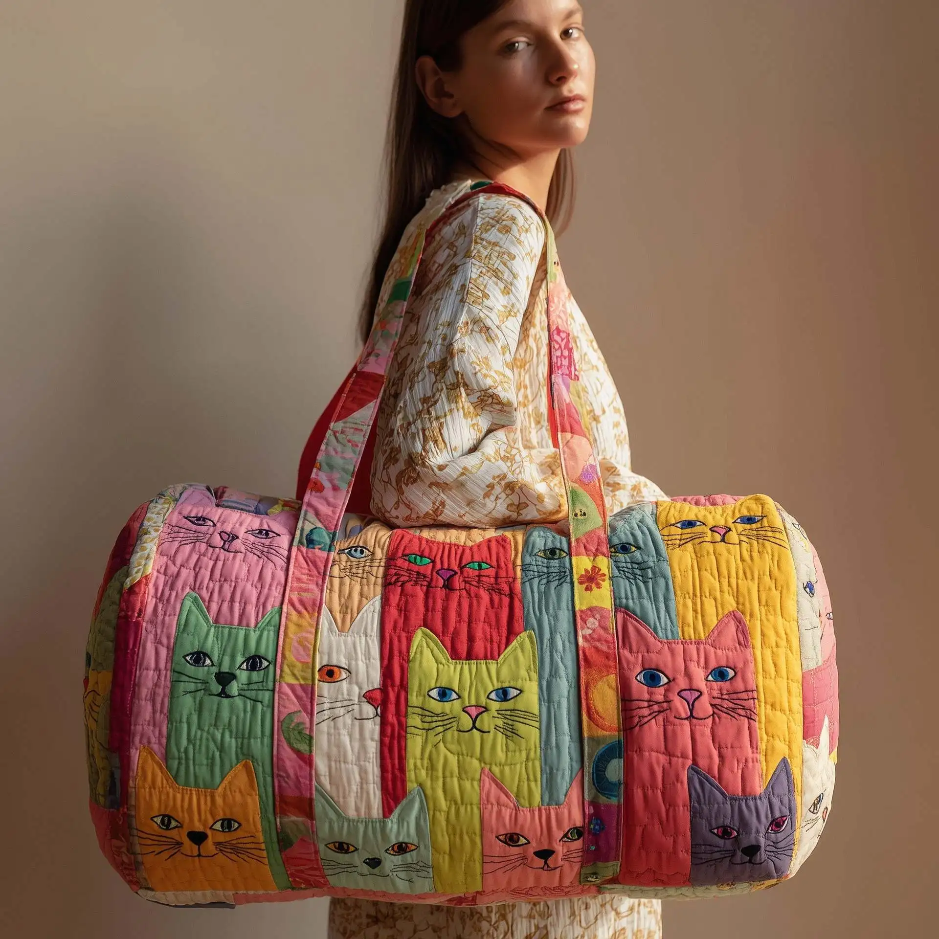 

3D Printed Quilted Travel Bags casual Personalized Tote Bag Sport Bags Gifts Handbag Training Bag Beach Hiking Camping