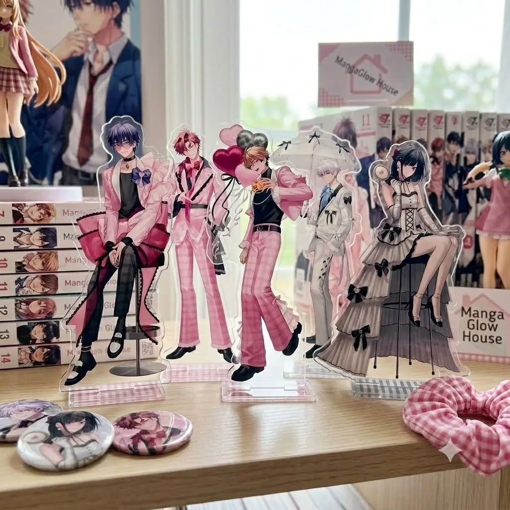 

Anime Link Click Acrylic Stand Figure Desktop Decoration Collectible Ornament Cartoon Character Model Gift for Fans Keychain
