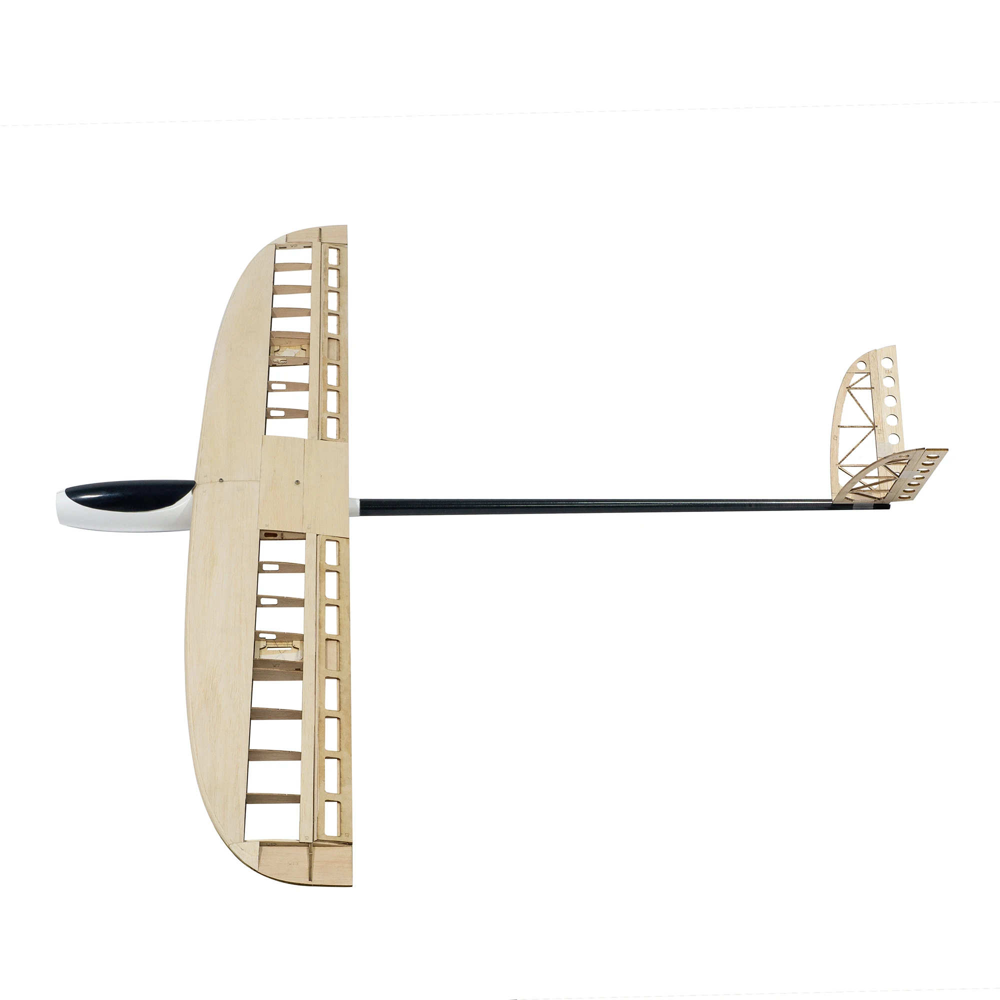 เครื่องบินบังคับวิทยุ DW Hobby 1500m Glider Falcon ทำจากไม้บาลซ์และไฟเบอร์กลาส รุ่น FG08