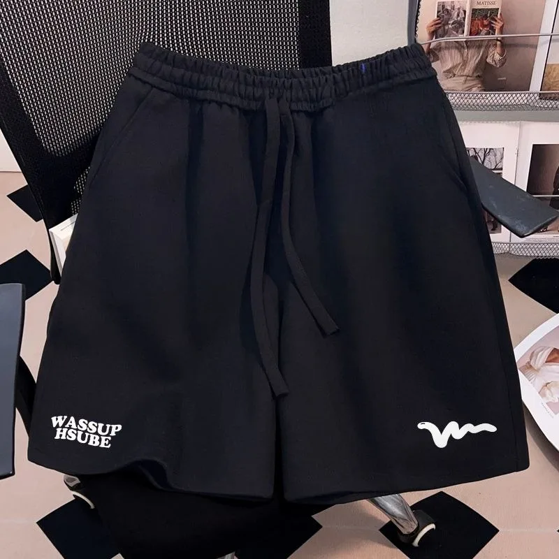 

Autumn street sports personalized fashion lazy style pure cotton casual shorts suitable for both men and women