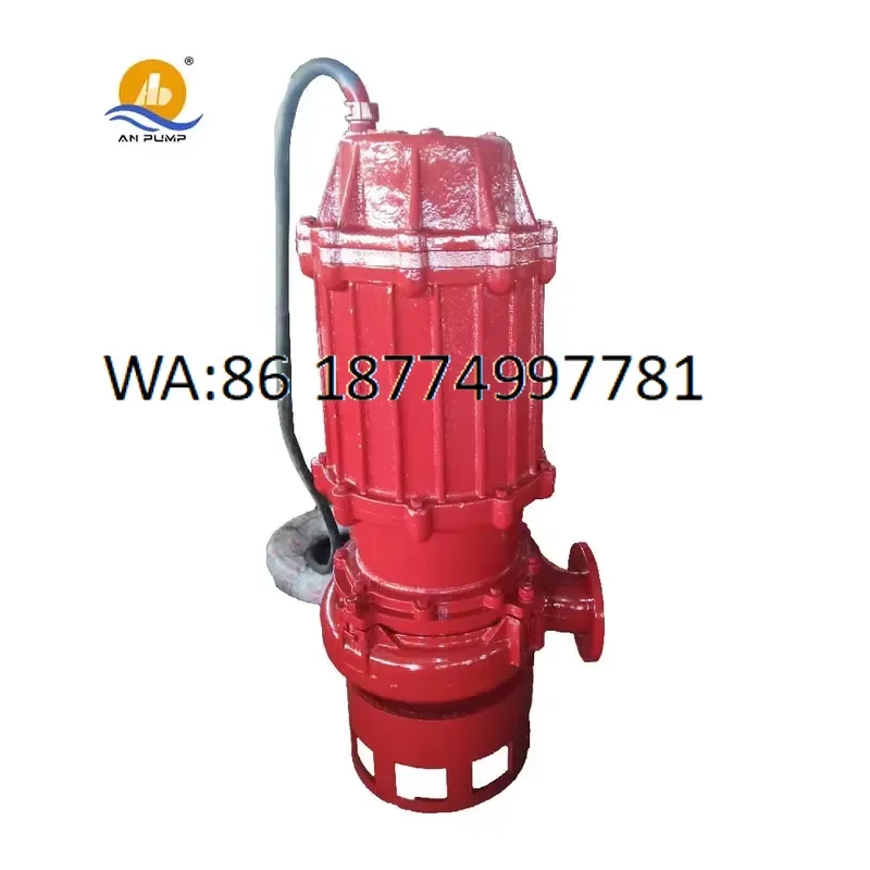 custom Portable Submersible Centrifugal Pump for Sea Coast Sand Dredging Sewage Mud and Pond Water