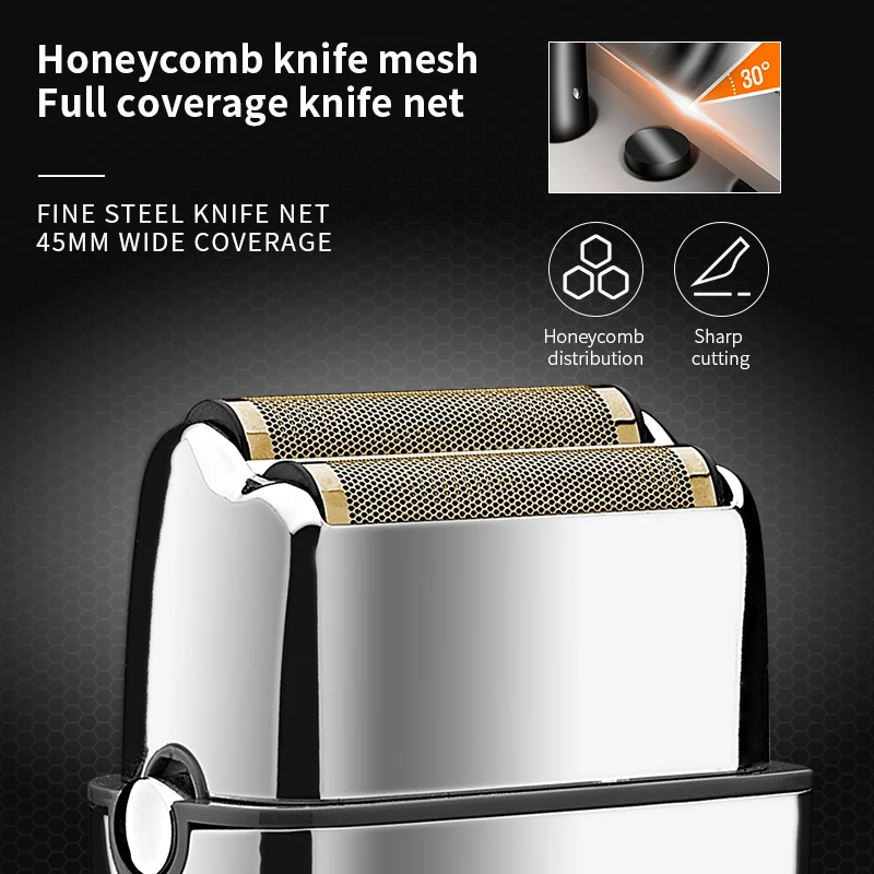 Replacement Blade Foil & Cutter Head Fit For Kemei TX5 & 4D LK2209 Electric Shaver Net Shaving Razor Parts Accessories