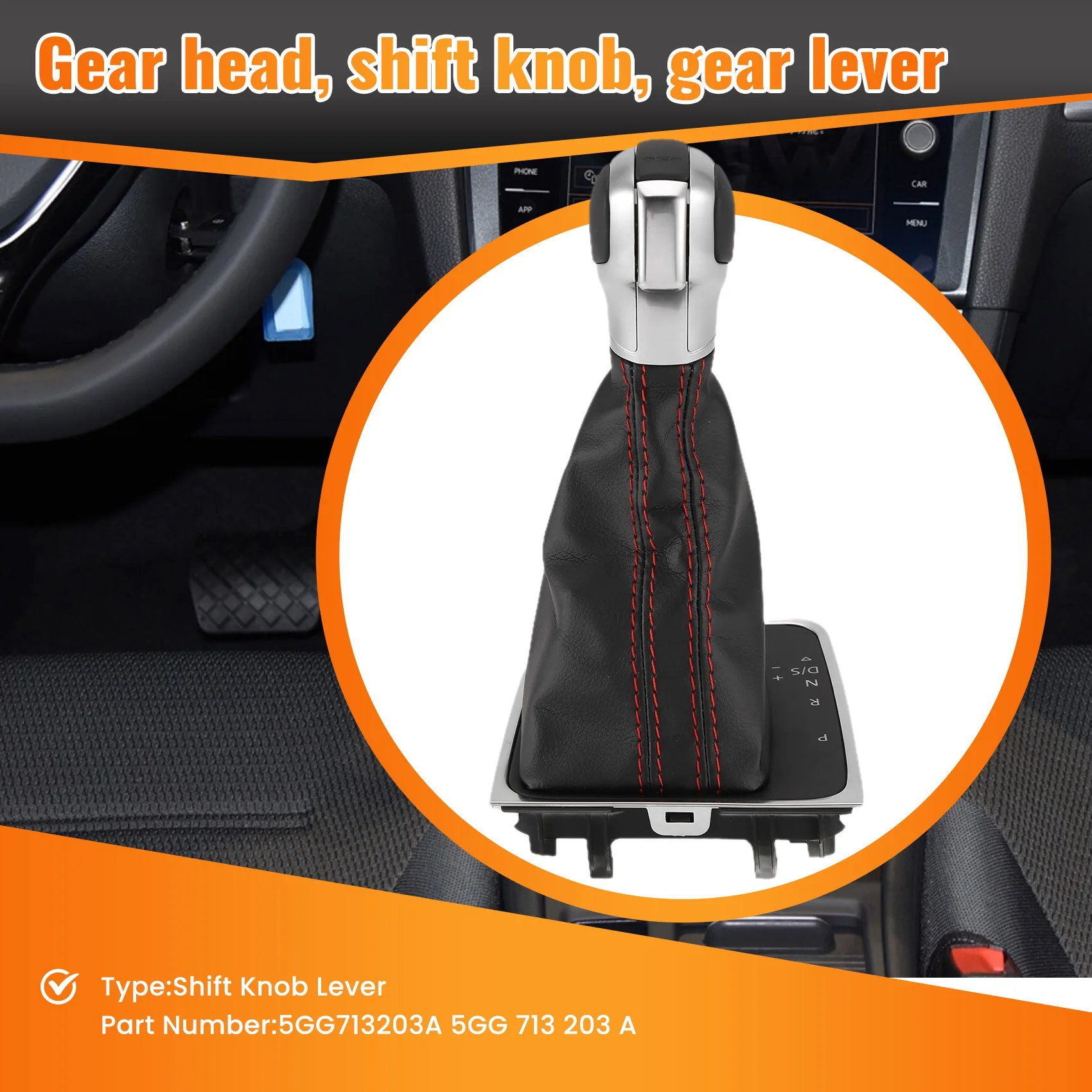 

Лидер продаж-5GG713203A, автоматическая ручка переключения передач DSG, рычаг переключения передач для VW Golf 7 7.5 Golf R GTI, 5GG713203A, автоматическая передача DSG