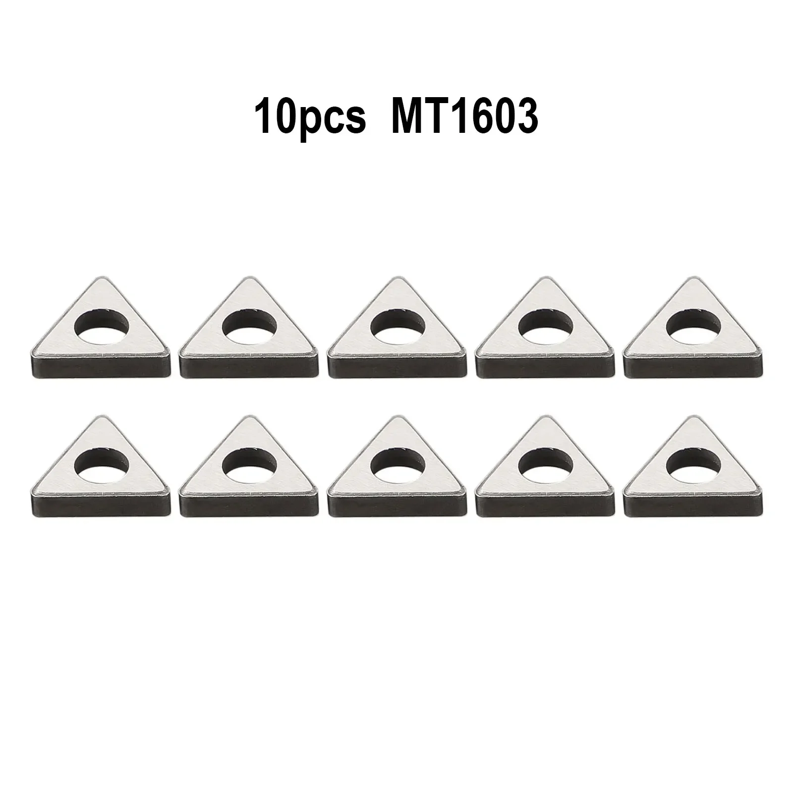 10pcs MT1603 MT2204 CNC Turning Tool Holder Tool Holder Shim Lathe Cutter Replace Insert Clamping Triangular Wedge Accessories