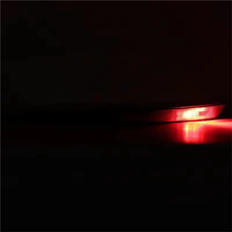 1Pair Rear Bumper Reflector Light Warning Lamp For Lincoln Aviator