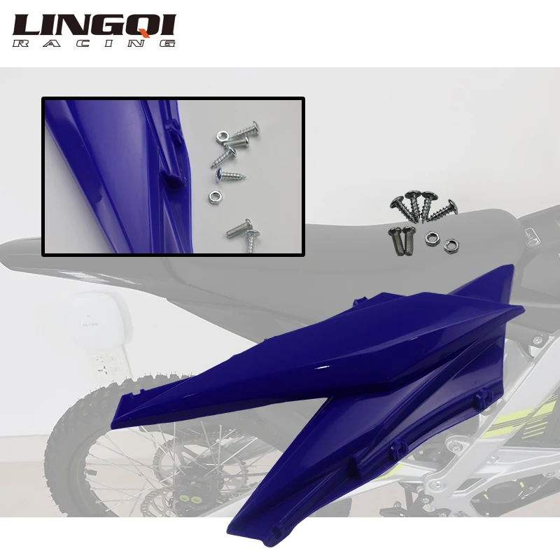 LINGQI RACING PP plastikowe części zamienne Panel boczny czarny tylny owiewka błotnik do roweru Light Bee X S
