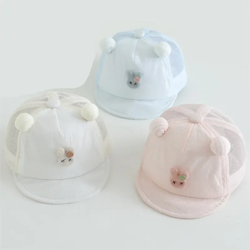 

Летняя бейсболка из полиэстера с мультяшным принтом, регулируемая уличная бейсболка Snapback для мальчиков и девочек 01