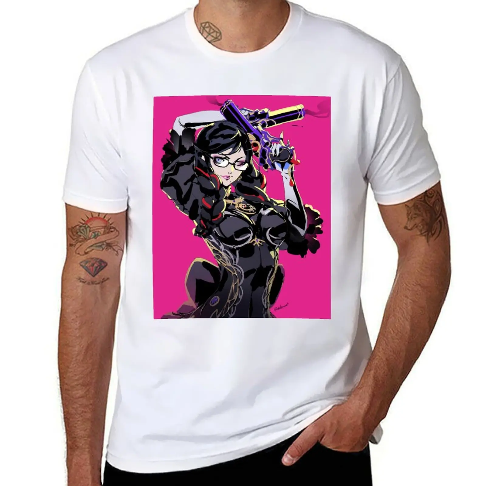 

Bayonetta 3 T-Shirt t shirts for man slim fit t shirts for man cotton funny T-Shirt