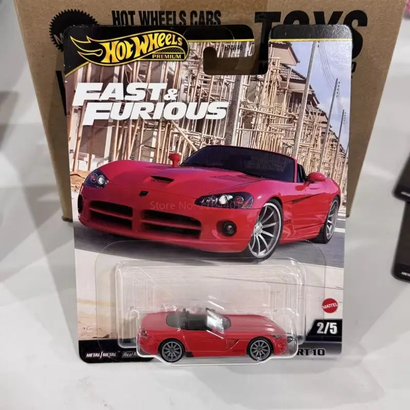 Oryginalna seria Hot Wheels Fast And Furious 5 sztuk odlewany pojazd Premium modele kolekcjonerskie samochody nowe nieotwarte w magazynie zbieraj zabawki
