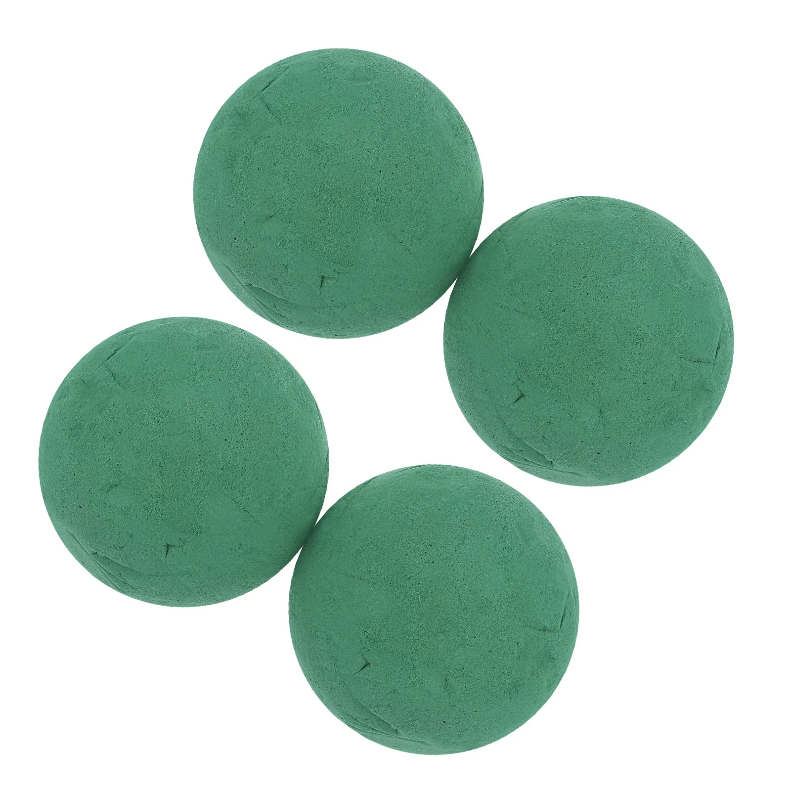 

4 шт. зеленых флористических шаров-оснований для цветов, круглые, для проектов DIY, для использования влажными и сухими, для свадеб, домашнего декора и вечеринок