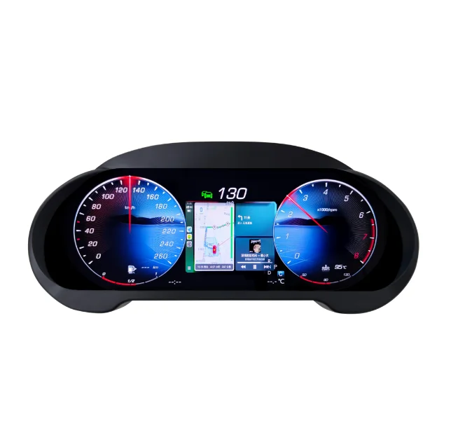 

New Digital Speedometer LCD Instrument Cluster for Benz C 2015-2018/GLC 2015-2019 Car Display LHD&RHD