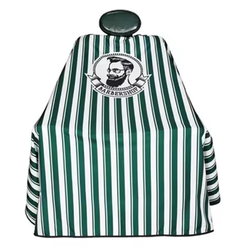 Retro Barber Cape Waterproof Hair Cutting Cloth Professional Salon Hairdressing Apron Hair Stylist Barber Shop Gown