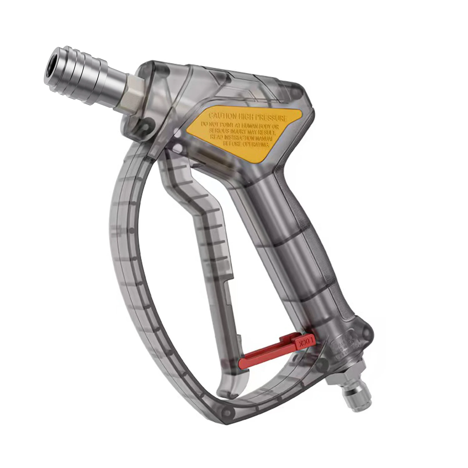 Black High-Pressure Rust-Proof Water Gun, 1/4" Self-Locking 3/8" Tail-End Rotating Connection for Bosch image 3