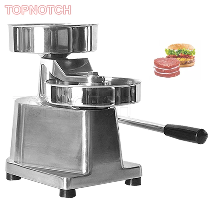 Manual Hamburger Press Burger Forming Machine Round Meat Shaping Aluminum Alloy Machine Forming Burger Patty Heavy Duty