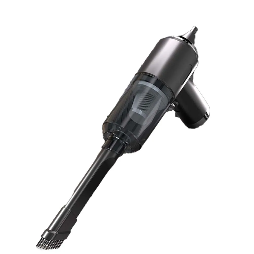 Cleaning Tool Handheld Vacuum Portable Hair Dryer Dual Function Detachable Nozzle Built-in Rechargeable Battery