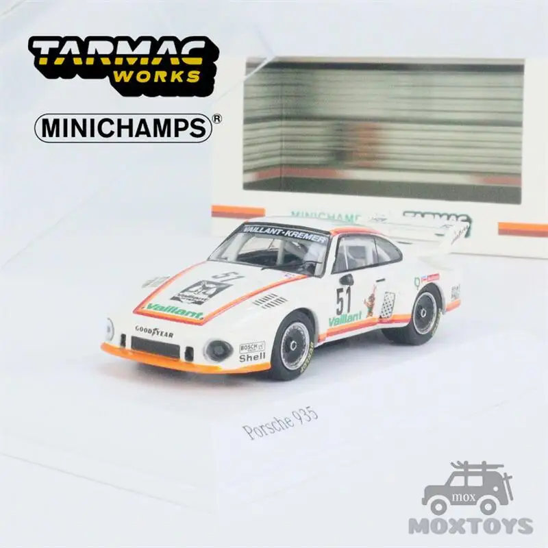 Minichamps x Tarmac Works 1:64 935 Zolder DRM 1977 #51 Winner Model Car