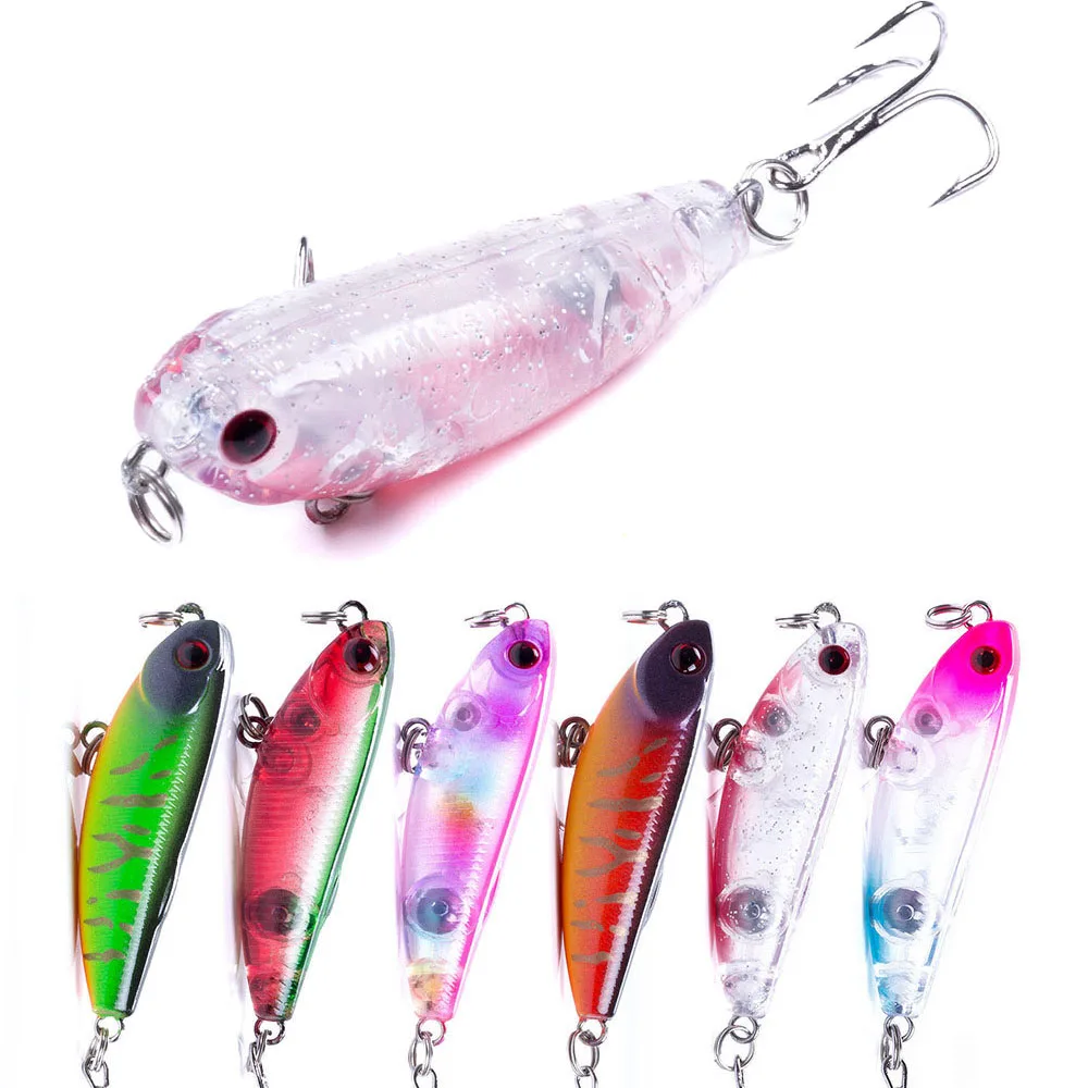 50mm 5.5g Topwater Pencil Fishing Lures Walking the Dog Pesca Wobblers Artificial Hard Baits for Bass Trout Swimbait Equipment