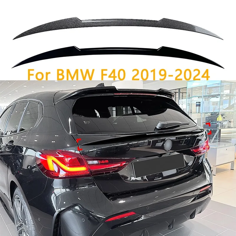 

For BMW F40 116i 118i 120i M135i 2019-2024 Car Rear Trunk Middle Spoiler Wing Rear Boot Lid Spoiler Splitter Car Accessories